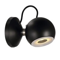 Wandleuchte Nordlux Globe Wand Schwarz GU10 Wandlampe Leuchte Magnethalterung