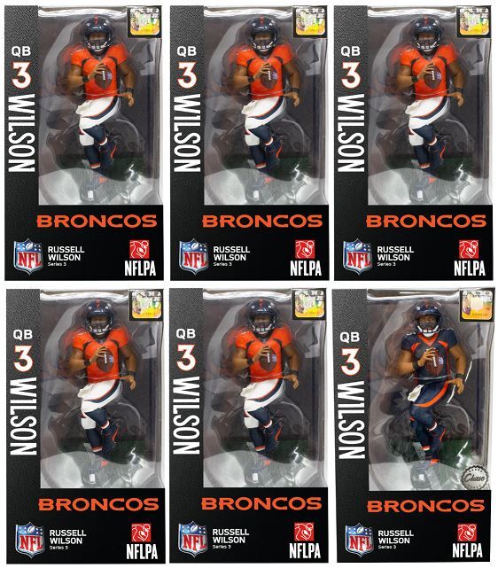 Рассел Уилсон (Денвер Бронкос) Импортирует кейс Dragon NFL 6, Серия 3