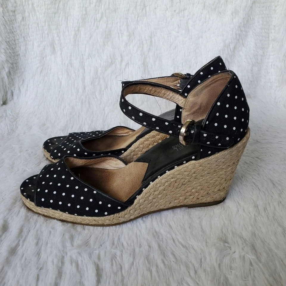 Anilhas espadrille pretas bolinhas Michael Kors - Imagem 3 de 4