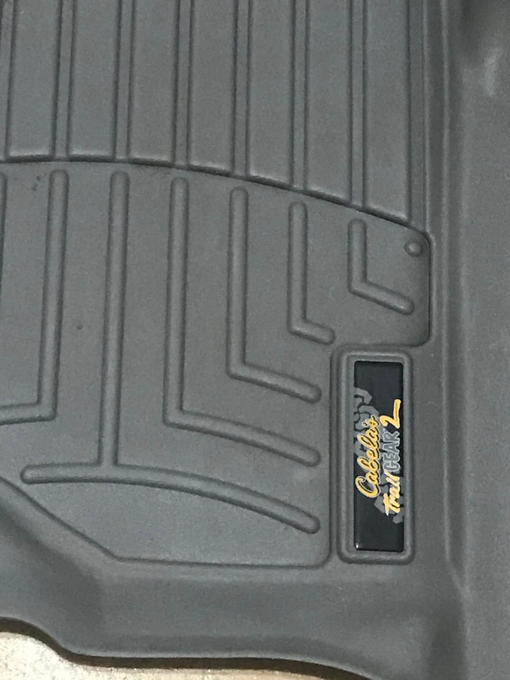 2011 Chevy/Gmc Sierra 1500 2500 Crew Cab Weathertech Floor Mat Set Gray Cabela's Foto 4 de 4