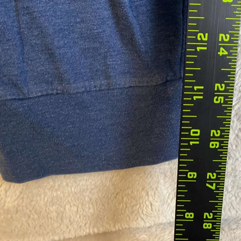 Pantalones de chándal Tek Gear para hombre grandes en azul jaspeado mezcla algodón-poliéster cordón Foto 3 de 4