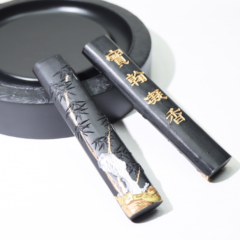 Chinese Calligraphy Ink Stone Handmade Ink Stick for Calligraphy