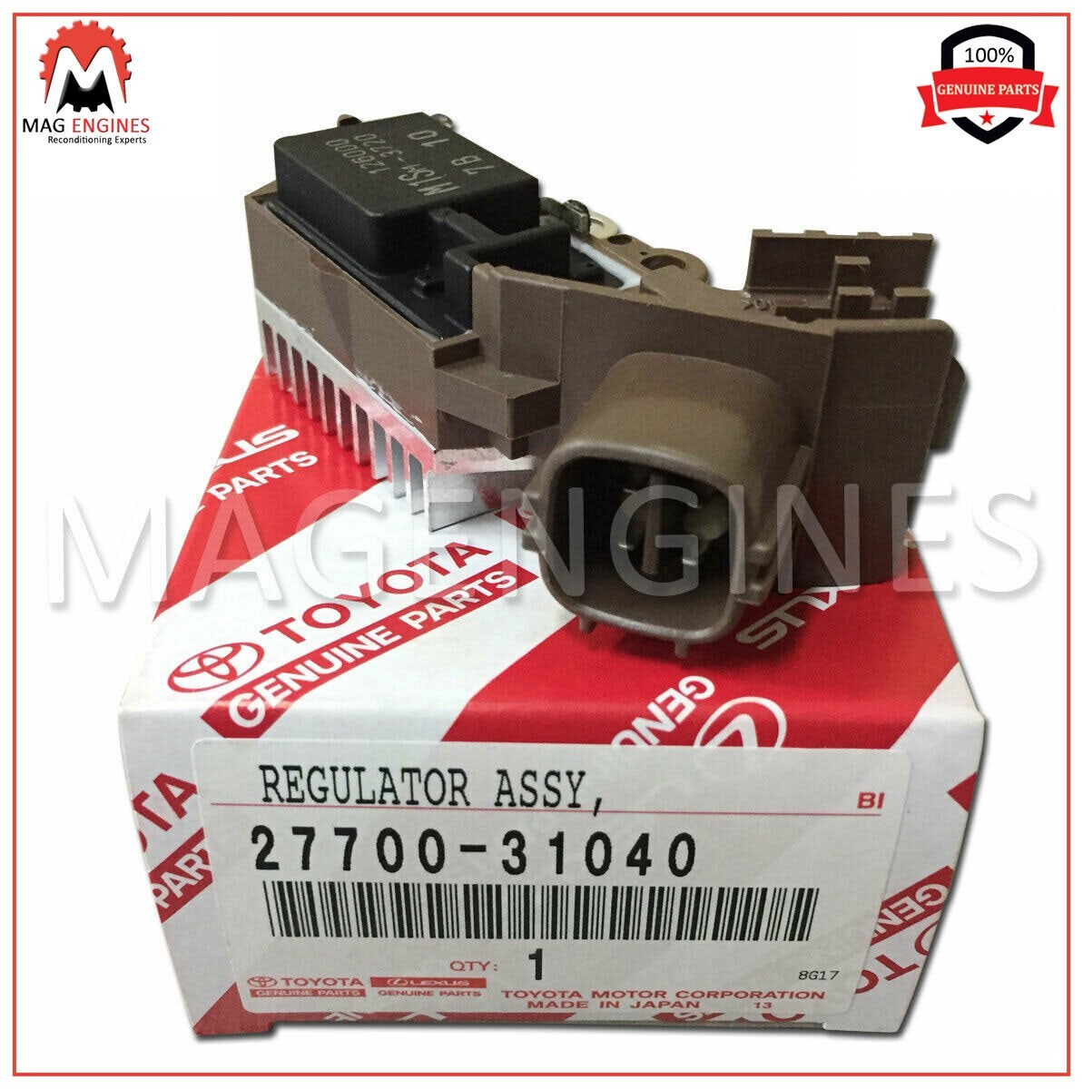 ★★GEN★★ 27700-31040 GENUINE OEM REGULATOR ASSY, GENERATOR 2770031040