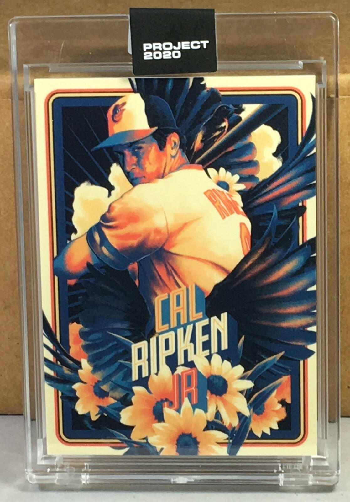 TOPPS PROJECT 2020 #136 CAL RIPKEN JR. by MATT TAYLOR Print Run 4976