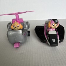 Paw Patrol Skye Lot Figures Helicopter Jet