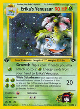 Erika's Venusaur 4/132 Gym Challenge Unlimited Holo Rare LP on eBay