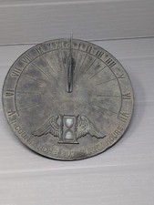 Vintage Cast Metal Sundial Diameter With Roman Numerals