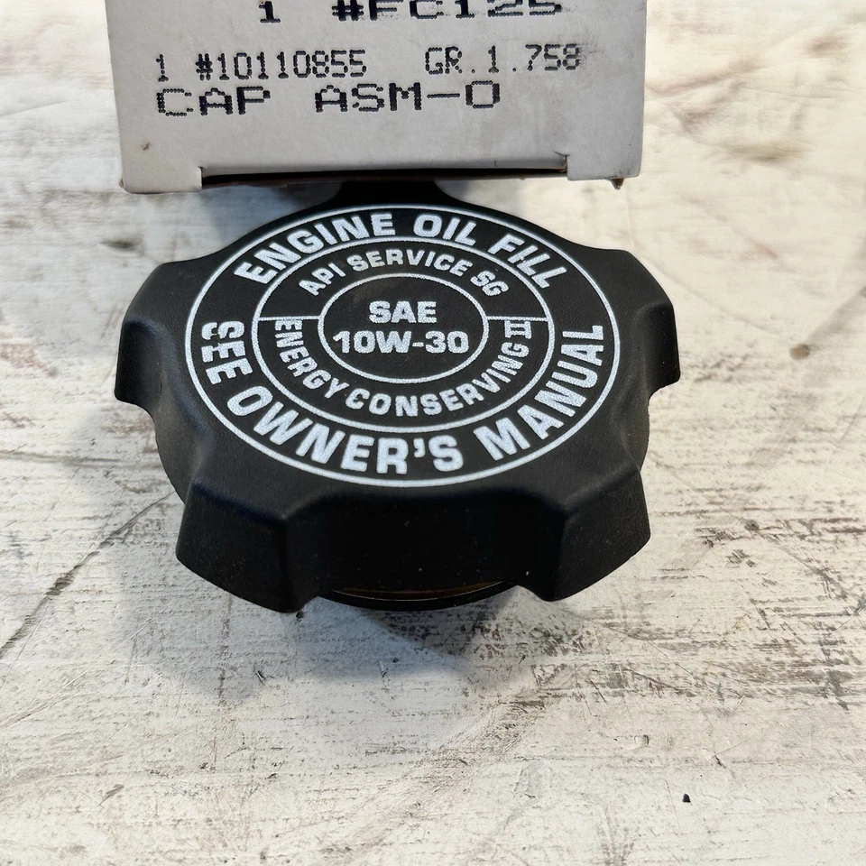 Nuevo GM 1011085 1982-88 Chevy Pontiac Camaro Monte SS Firebird V8 tapa de llenado de aceite Foto 2 de 4