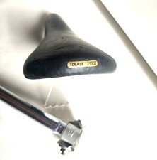 Selle IDEALE 2002 vélo course vintage en cuir, peau, mousse, noir, PX10, PY10