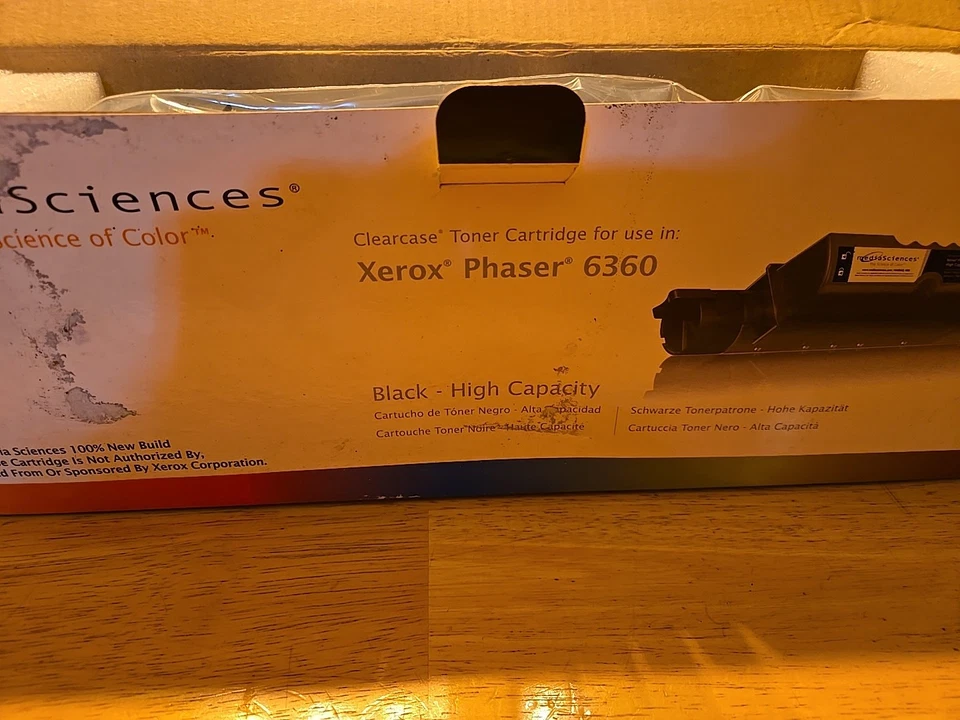 NIB Media Sciences MS636K-HC Compatible Laser Toner- Black for Xerox Phaser 6360 - Image 2 of 4