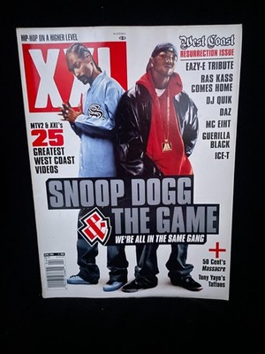 XXL Magazine April 2005 No. 68 Snoop Dogg & The Game Cover | Eazy-E Tribute, DJ 