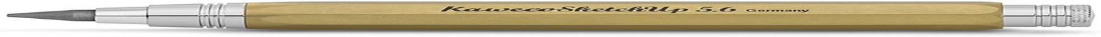 5.6 Mm 5b Brass With Lead Refill I Pencil 10.5 Cm