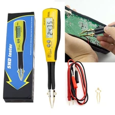 Smart Tweezer SMD Test Meter Auto Range Ohm Capacitance Diode Continuity Tester