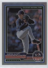2023 Panini USA Baseball Stars & Stripes Silver Prizm Hunter Elliott #67 0nr3