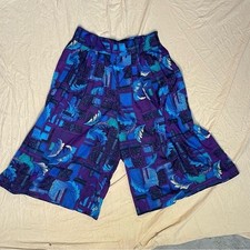 Vintage 80s Classic Expressions Super Wide Leg Culottes Cropped Gaucho Pants 20W