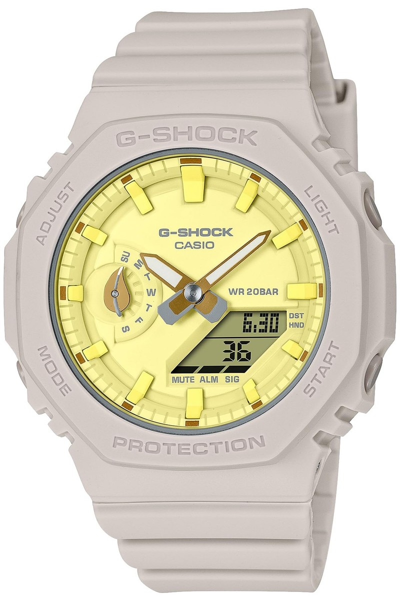 時計 CASIO G-SHOCK GMA-S2100NC-4AJF Unused CASIO G-SHOCK GMA-S2100NC-4AJF Yellow Mid Size Women's