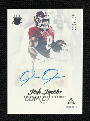 2019 Panini Luminance Rookie Ink 20/199 Josh Jacobs #RI-JJ Auto RC 1q7k