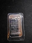 Vintage Johnson Matthey 1 Troy Oz .999 Fine Silver Bar #B754272