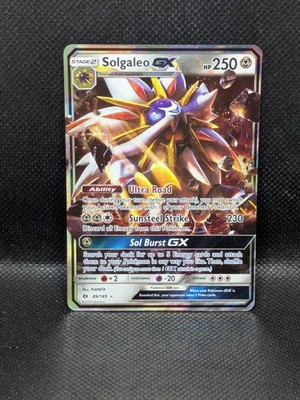 Solgaleo GX 89/149 Sun & Moon Ultra Rare Holo Pokemon Card