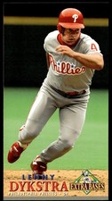 1994 Fleer Extra Bases Lenny Dykstra Philadelphia Phillies #332