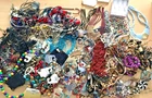 J 12.5 Lbs+ HUGE Vtg Costume to Fashion Jewelry lot Necklace Bead Chain UNSORTED