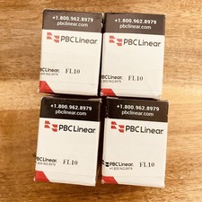 4 PK PBC Linear Standard Linear Bearing, 5/8 In. FL10