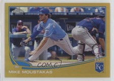 2013 Topps Chrome Gold Refractor 13/50 Mike Moustakas #177 6e0
