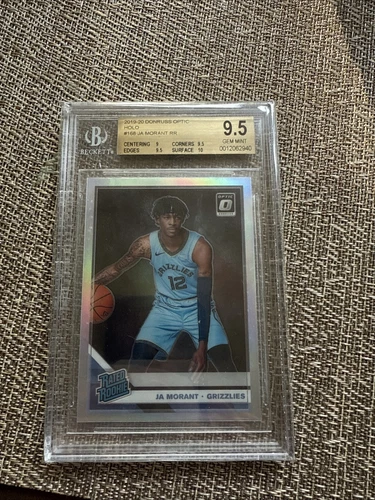 2019-20 Panini Donruss Optic - Rated Rookie Ja Morant #168 Holo Prizm BGS 9.5!!