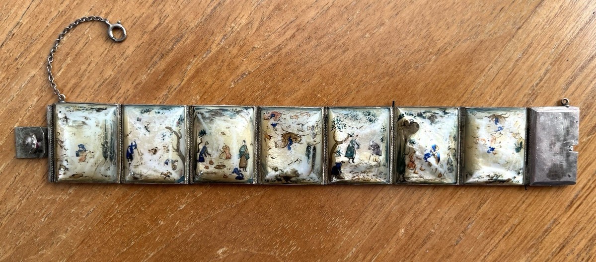 Vintage Asian Story Telling Bracelet