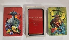 Playing Cards Unopened MCM Sealed Vintage Maryville Nodaway Valley Bank Kettle