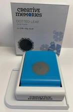 Creative Memories Dotted Leaf Circle Punch **New Open Box**