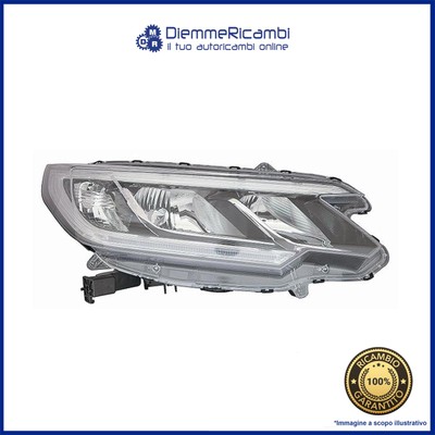 Scheinwerfer Vorne Rechts Schwarze Parabel LED - DX - Honda CRV 15->18
