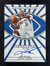 2022-23 Panini National Treasures Jason Terry Peerless Signatures Auto /99