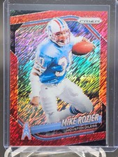 MIKE ROZIER 2025 PANINI PRIZM RED SHIMMER FOTL #248 /49 HOUSTON OILERS Q5384