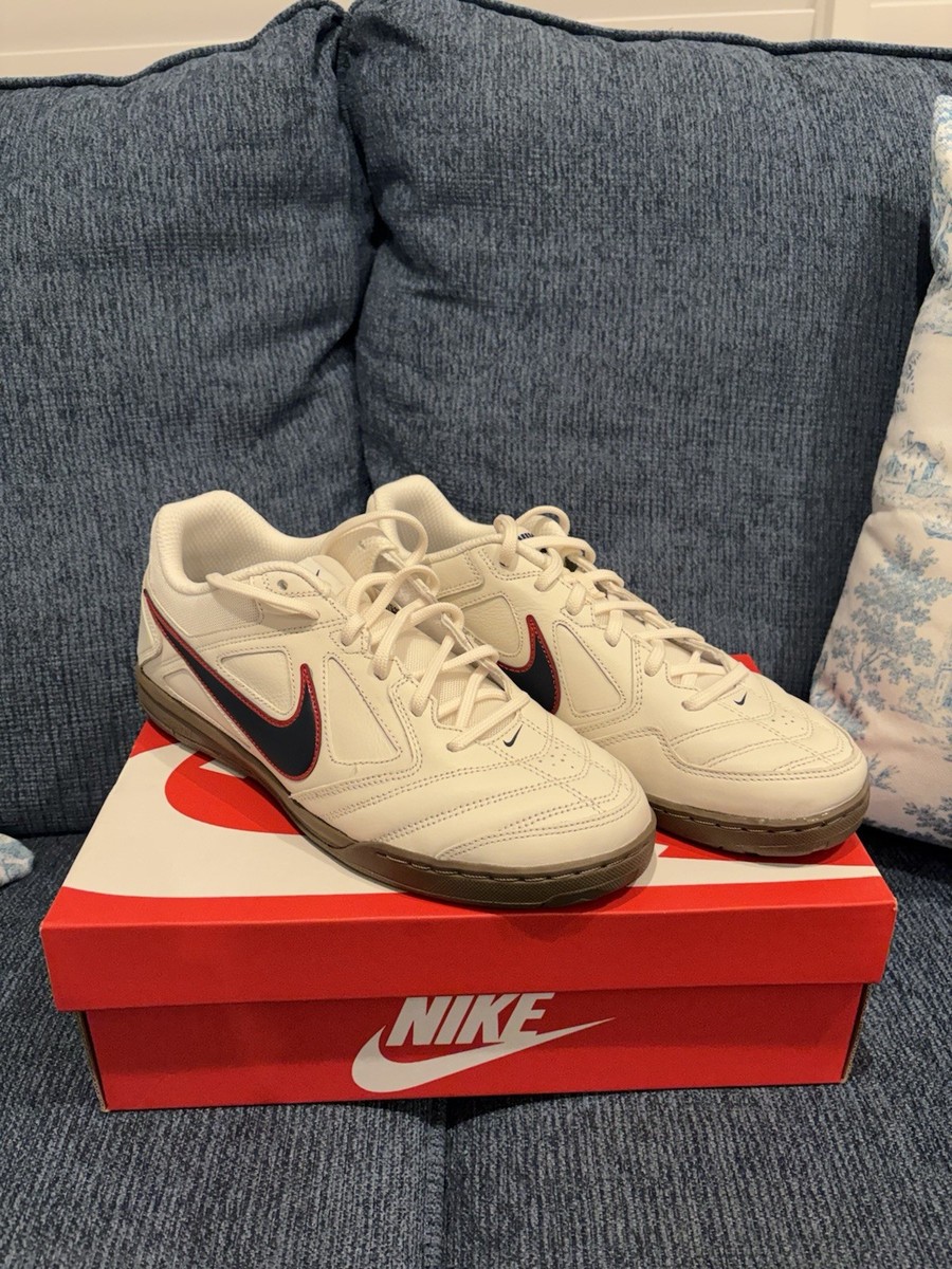 MENS Nike Gato IH4380-110 Soccer Futsal Shoes PALE IVORY/THUNDER