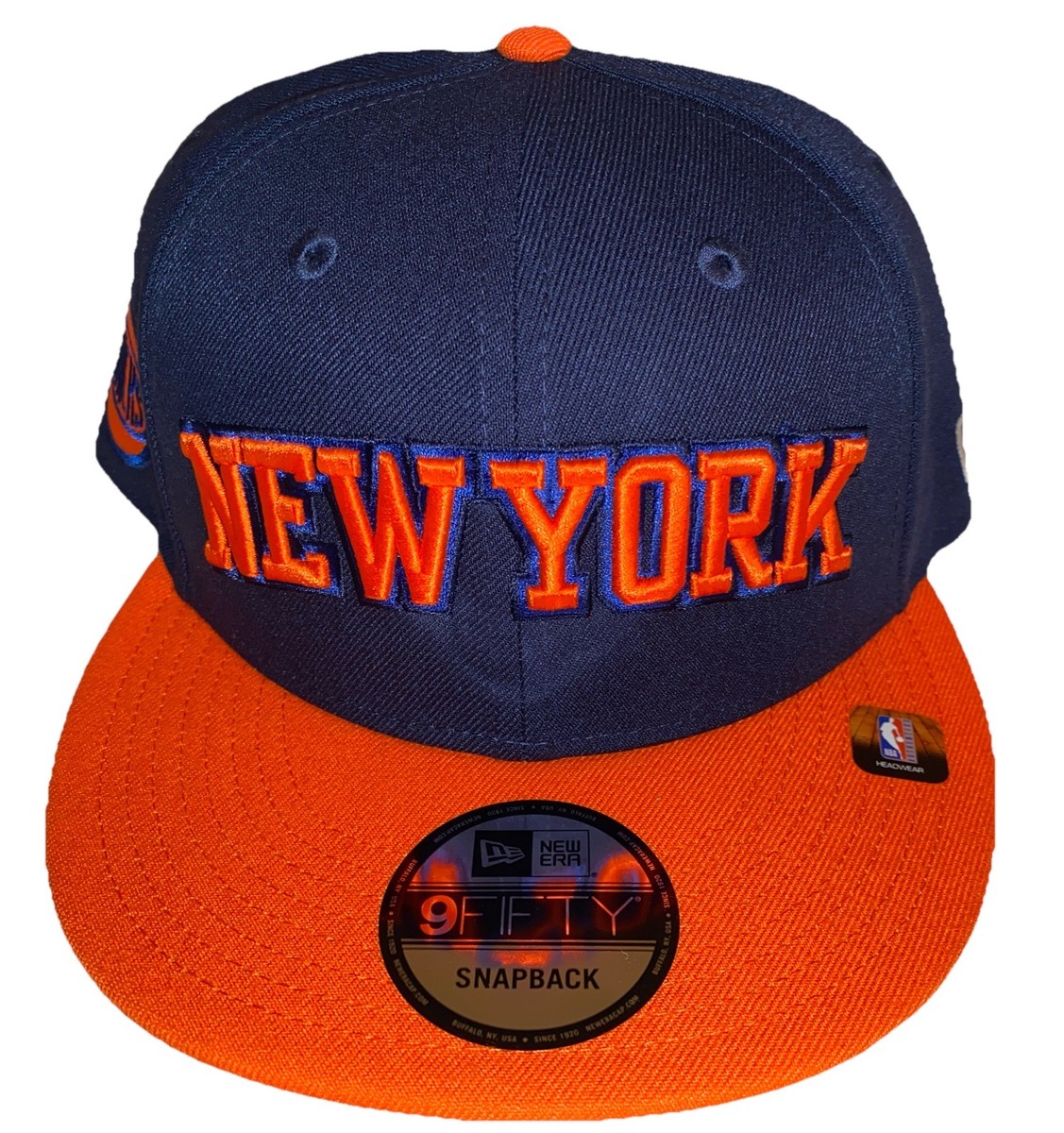 New York Knicks New Era Navy/orange Statement Edition 9FIFTY