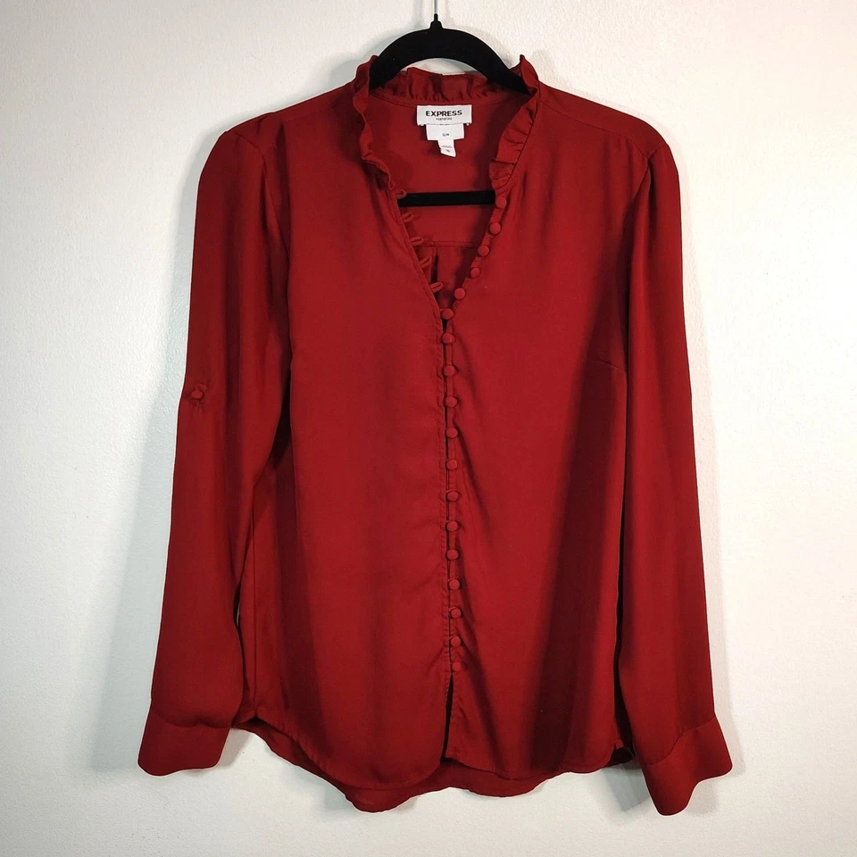 Lote mixto de blusas y vestidos de otoño medianos para mujer y profesionales informales negros rojos Foto 4 de 4