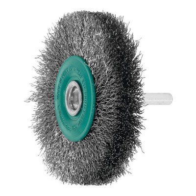 Lessmann Schaft-Rundbürste INOX-Draht 0,30 mm Bürsten- xBesatzbreite: 80X18 mm