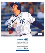 Alex Rodriguez AUTOGRAPH Signed New York Yankees Autographed 8x10 Photo C ACOA