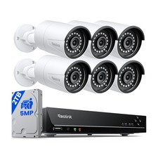 REOLINK 8CH 5MP Home Security Camera System, 6pcs Wired Outdoor PoE IP Camera...