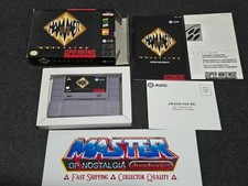 SNES HAMMERLOCK WRESTLING Complete CIB Box Game Super Nintendo Hammer Lock Rare