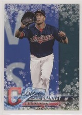 2018 Topps Holiday WalMart Mega Box Metallic Snowflake Michael Brantley g6p