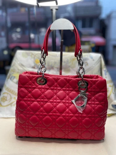 Fourre tout Dior Cananage couette peau d'agneau