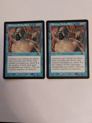 2x Collective Restraint / Gemeinsamer Gegendruck - Magic the Gathering MTG