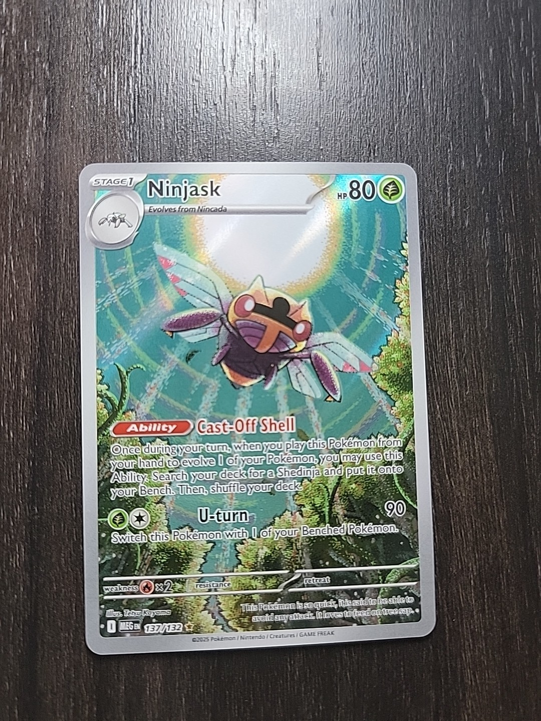 Ninjask 137/132 Me01: Mega Evolution Holo NM Condition