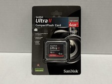 SanDisk 4GB 15MB/s Ultra CompactFlash Card SDCFH-004G-AC11 