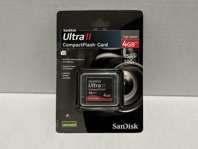 SanDisk 4GB 15MB/s Ultra CompactFlash Card (SDCFH-004G-AC11) 
