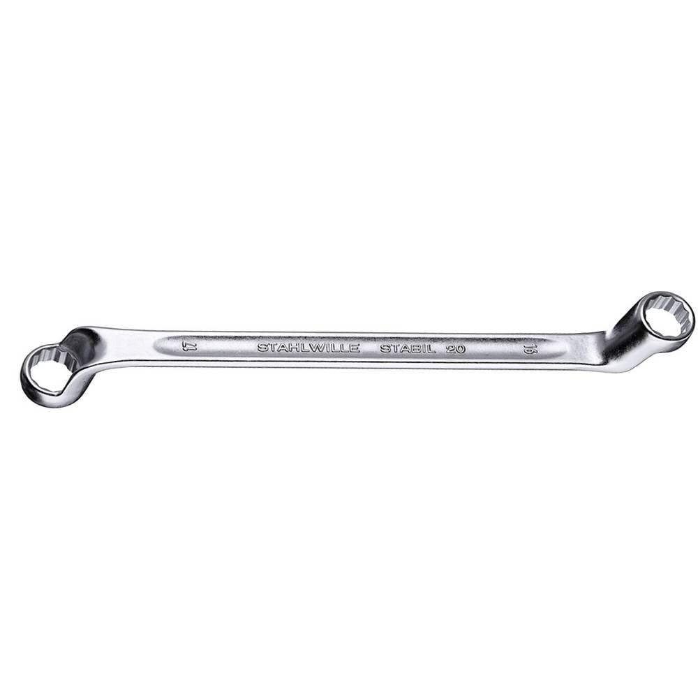Clé polygonale double acier forgé Stahlwille 20 ouverture 24 x 27 mm de haute précision