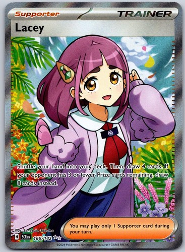 Lacey 166/142 Ultra Rare Stellar Crown Pokemon Holo Near Mint