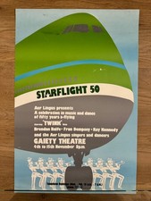 1987 Aer Lingus 'Starflight 50th anniversary of flying' show poster - Dublin